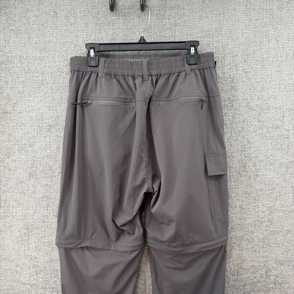 Little Donkey‎ Andy Womens Convertible Hiking Pants Gray UPF 50 Quick Dry Size L